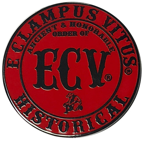 Round red ECV pin
