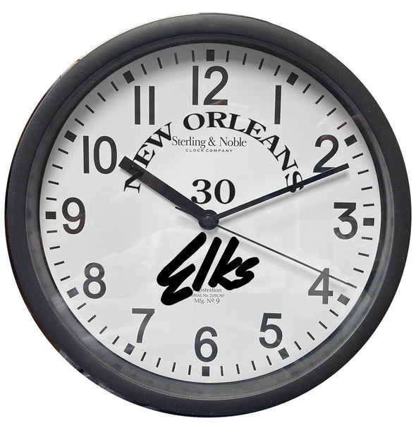 Custom Elk 9 inch clock – Wreck'n Ball Enterprises
