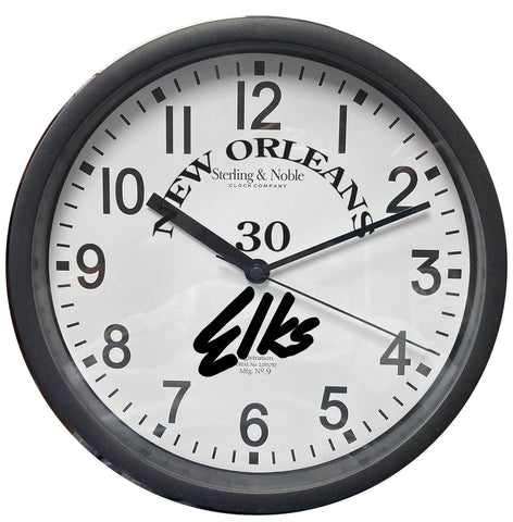 Custom Elk 9 inch clock