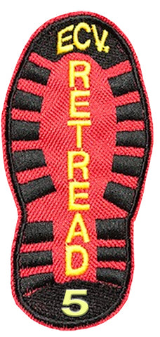 Retread Boot with Number Patch