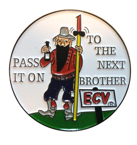 Pass It on to the Next Brother Pin
