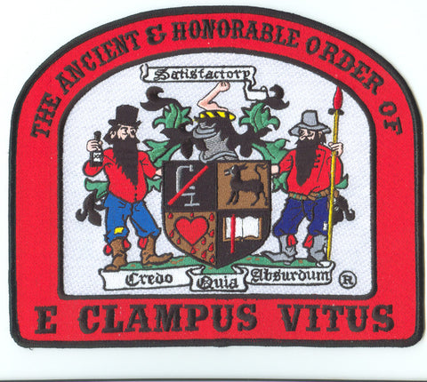 9 x 7 Inch ECV Coat of Arms Back Patch..