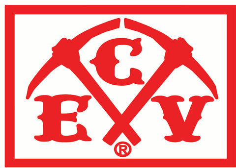 Red ECV Picks vinyl sticker