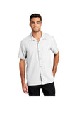Mens White Elks Camp Shirt