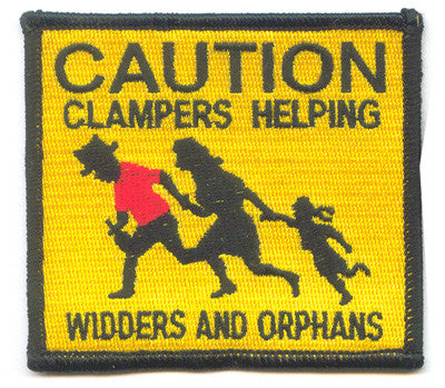 3 Inch Clamper Helping Widders and Orphans Patch