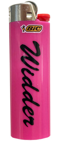 Pink Widder Bic Lighter