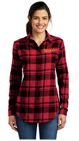 Widder Embroidered Flannel...