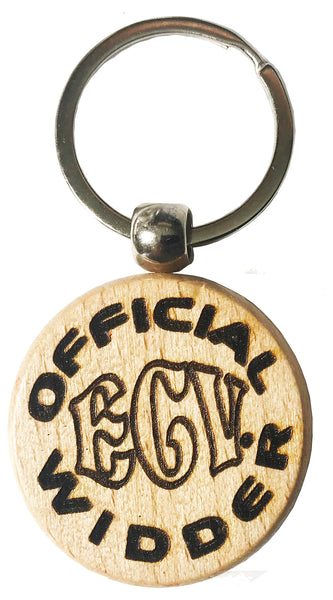 Widder wooden lasered key ring – Wreck'n Ball Enterprises